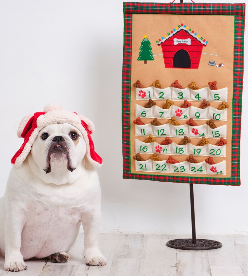 Dog Advent Calendar Pet Christmas Countdown Etsy Dog Advent Calendar Pet Christmas Countdown Etsy