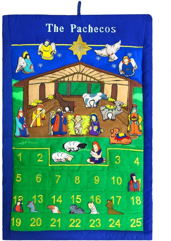 Nativity Advent Calendar 2024 For Kids - 24 Piece Christmas Countdown ...