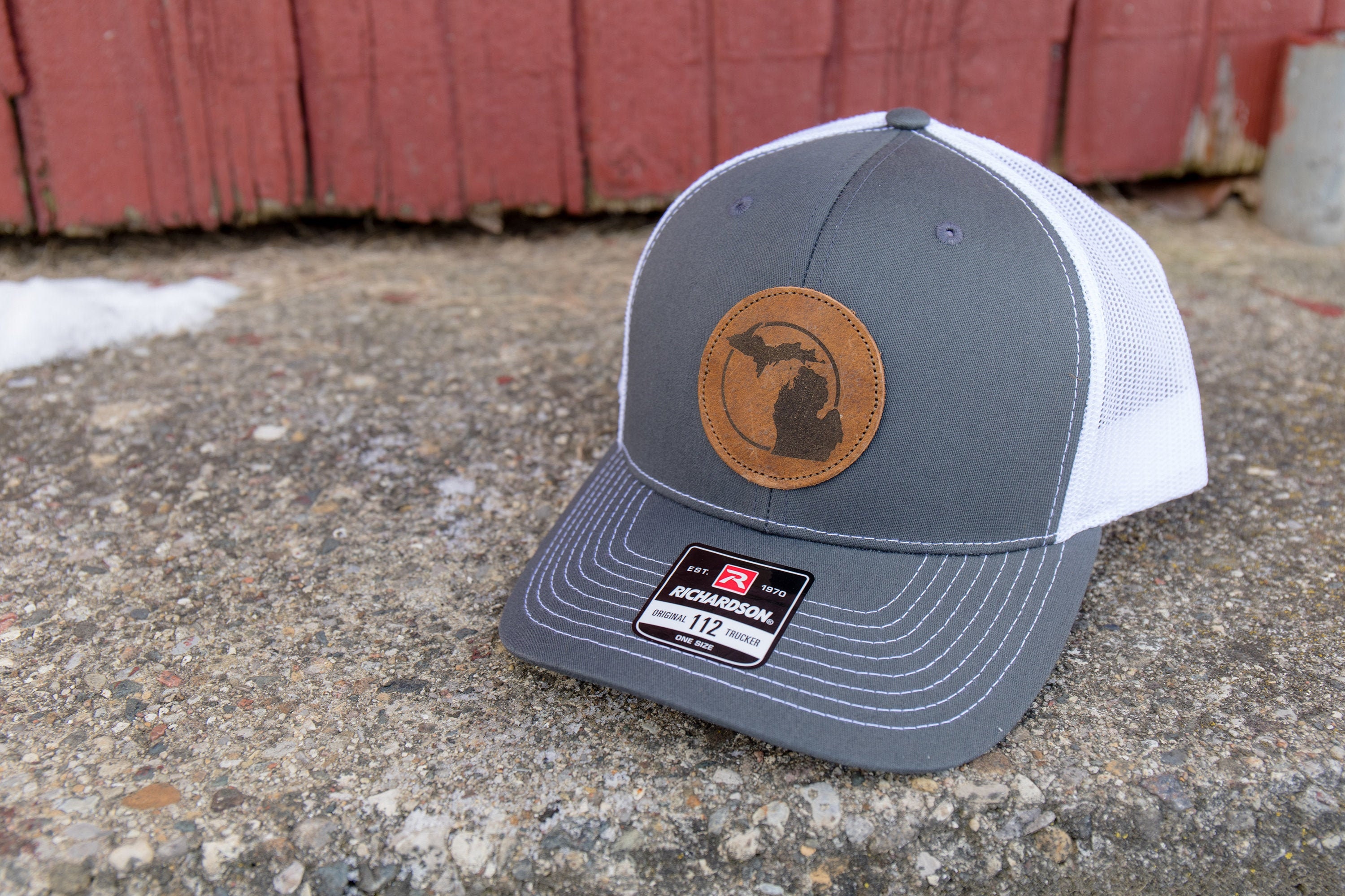 Michigan Trucker Mesh Baseball Cap Etsy