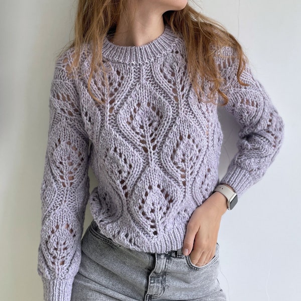 Hand Knit Sweater - Etsy