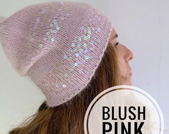 Mea Culpa Custom Beanie, Skull Cap, Hat, Rhinestone Beanie  display picture 2
