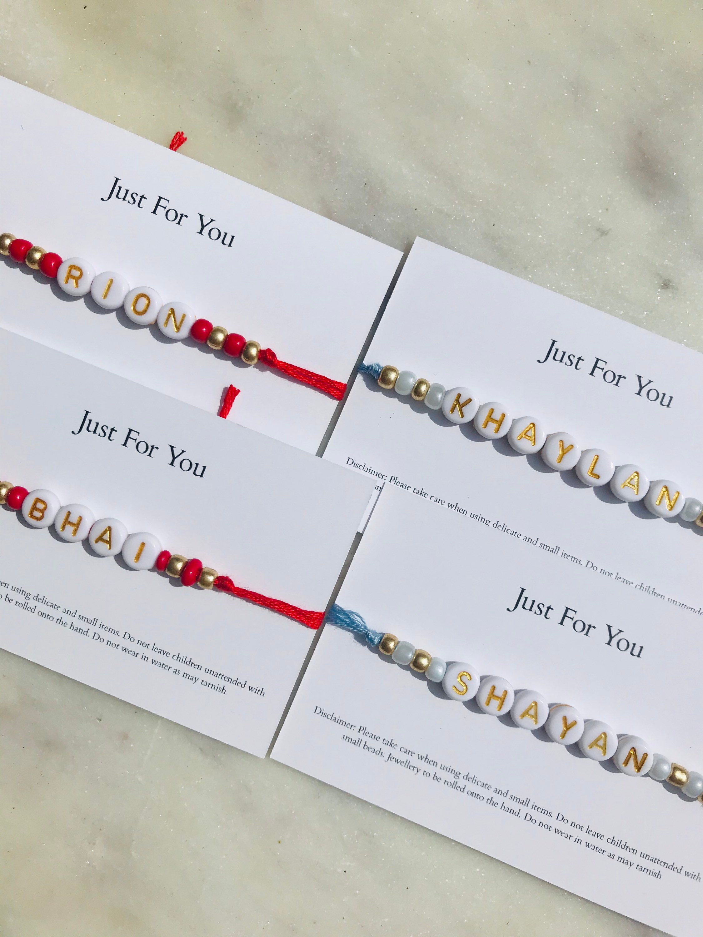 Handmade Personalised Rakhi Rakhri Raksha Bandhan Evil Eye | Personal…