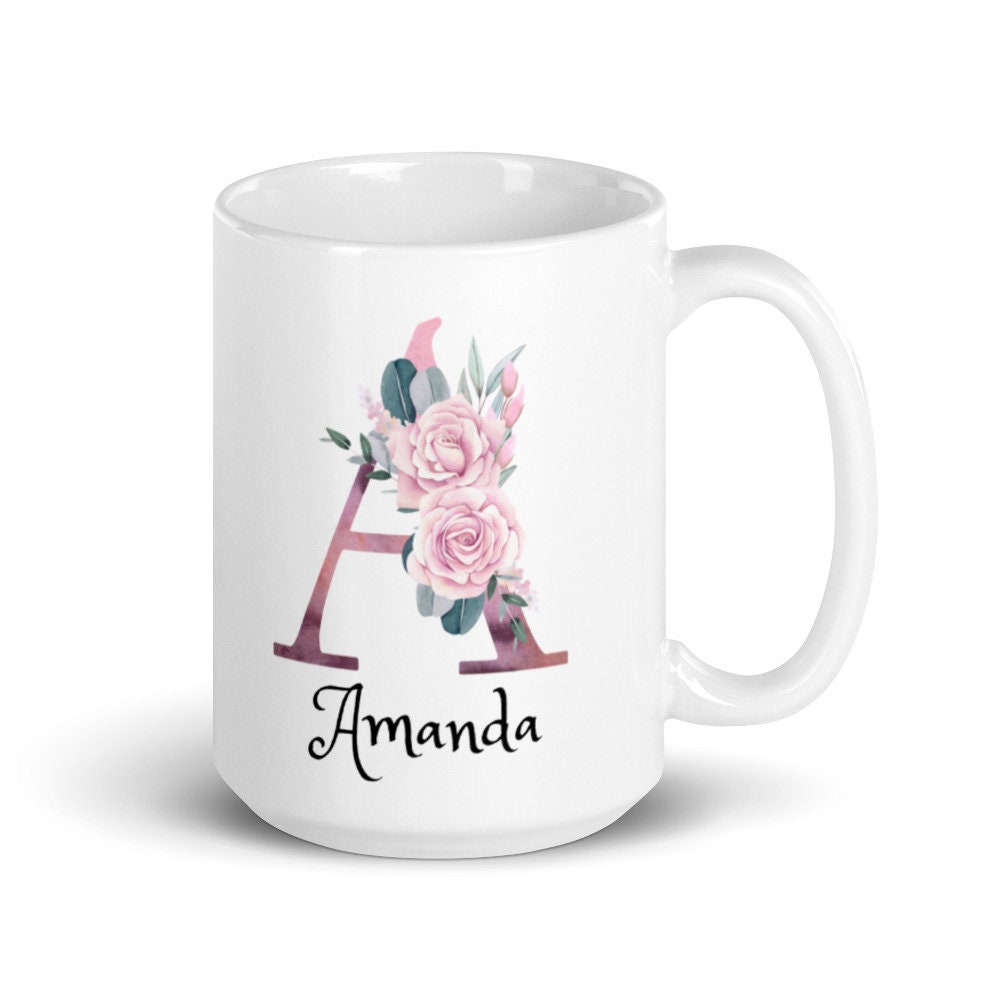 Personalized Coffee Mug Personalized Name Coffee Cup Initial Etsy