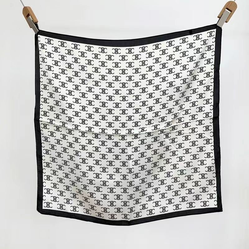 Louis Vuitton Cotton Denim Monogram Trunks & Bags Bandana Scarf (SHF-2 –  LuxeDH