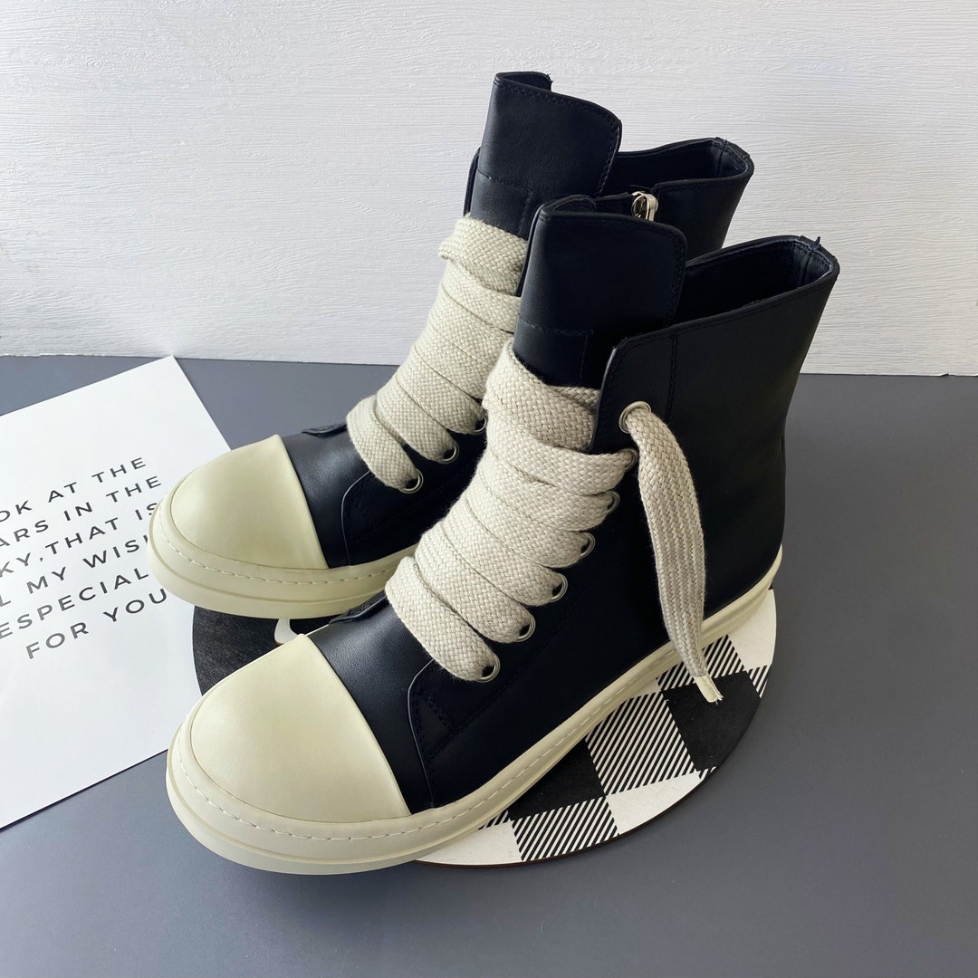 mens leather sneaker boots