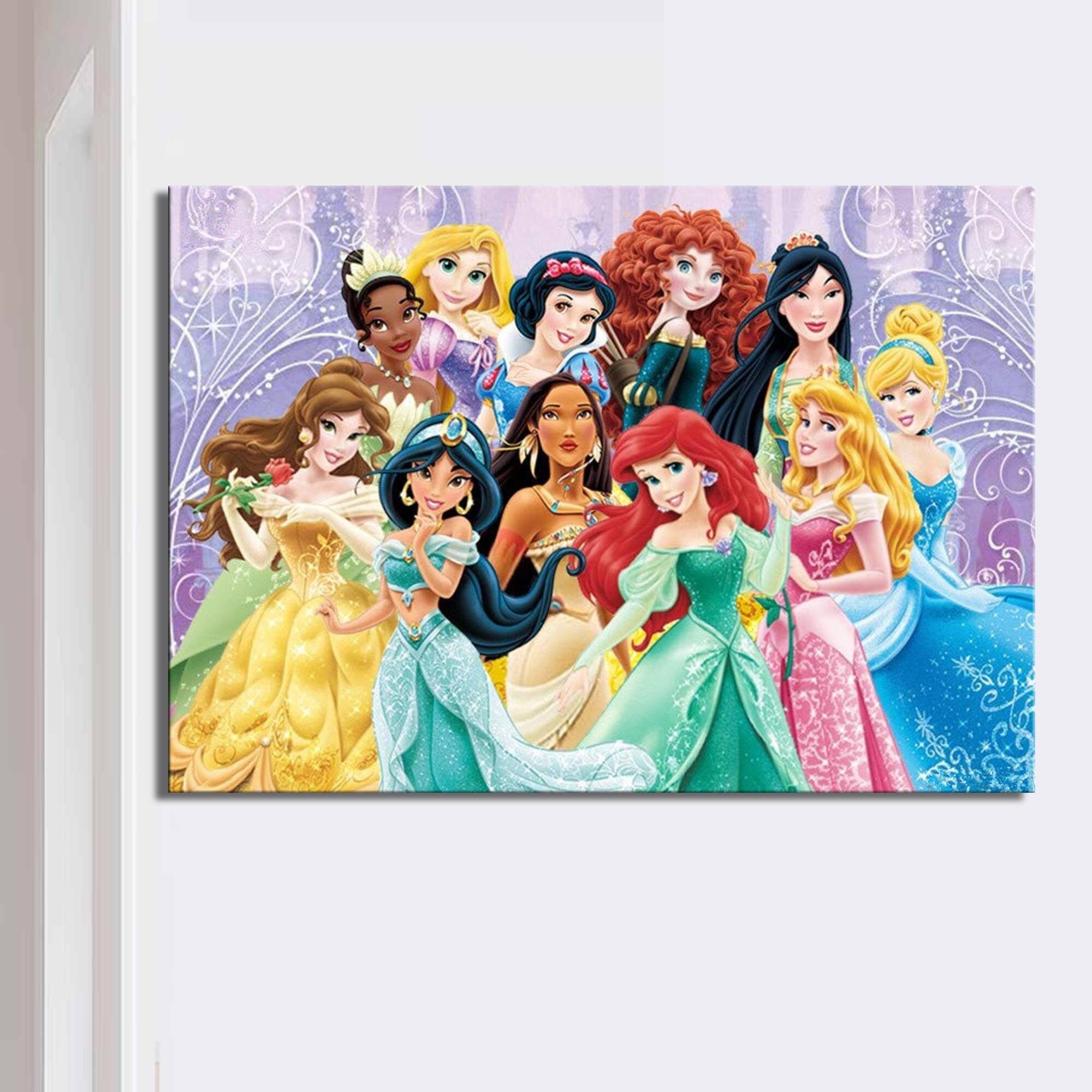 Disney Princess Best 5D Diamond Painting Kits Embroidery | Etsy
