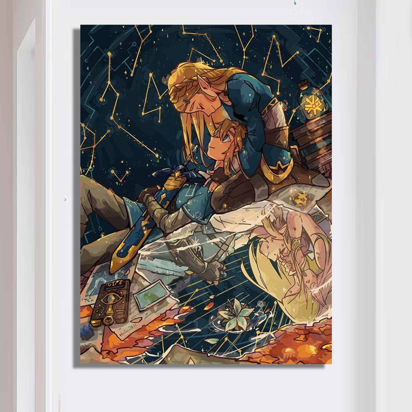 Legend of Zelda Link Best 5D Diamond Painting Kits Embroidery Etsy