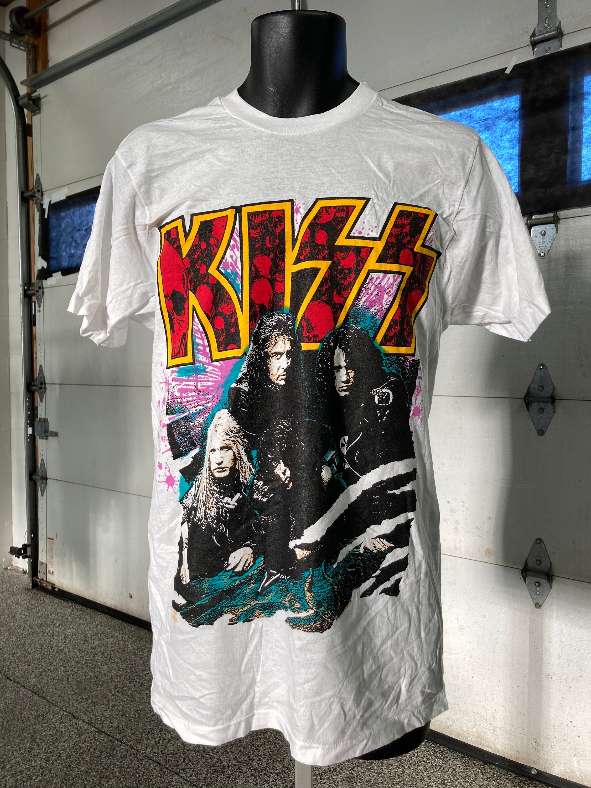 NOS KISS Revenge Tour 1992 T Shirt Winterland Print Large