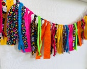 Dia De Los Muertos Fabric Garland Day of the Dead Altar Decoration Halloween Party Decoration Celebration of Life Colorful Altar Decor