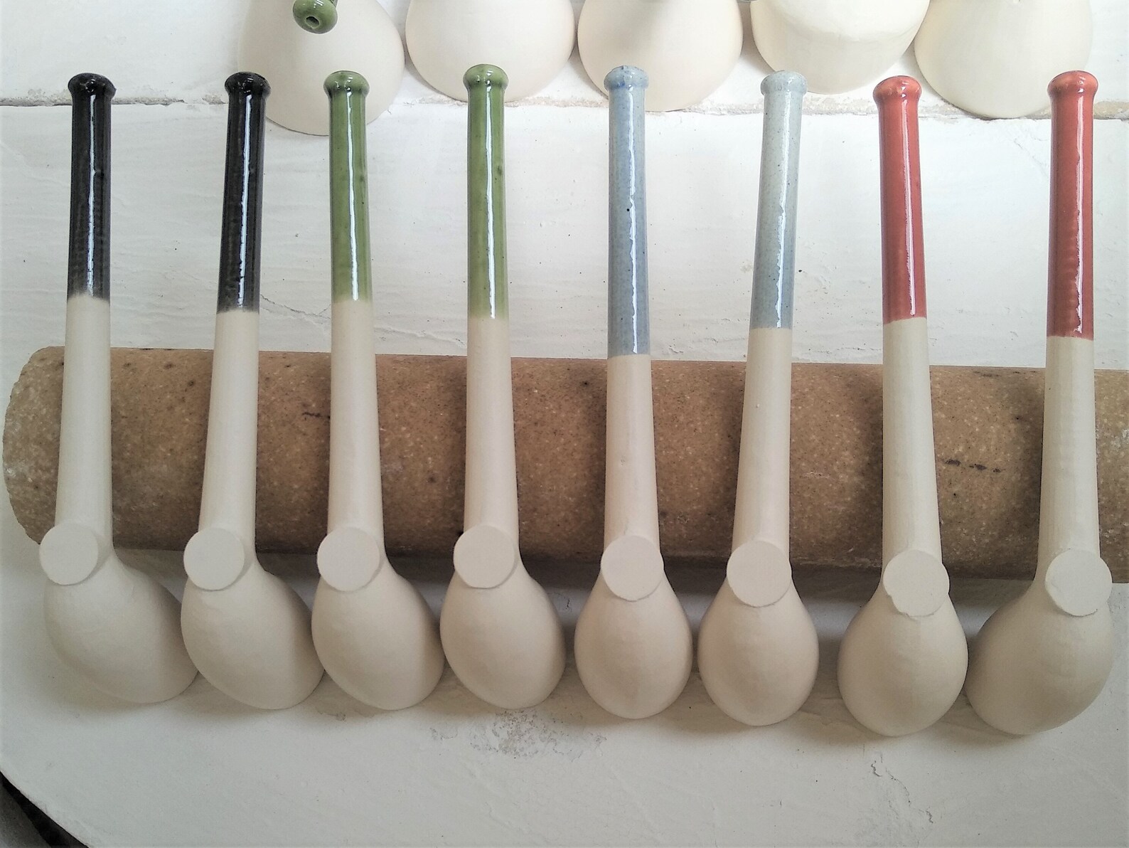 Short'n. Earthenware clay smoking pipe with short stem. Etsy