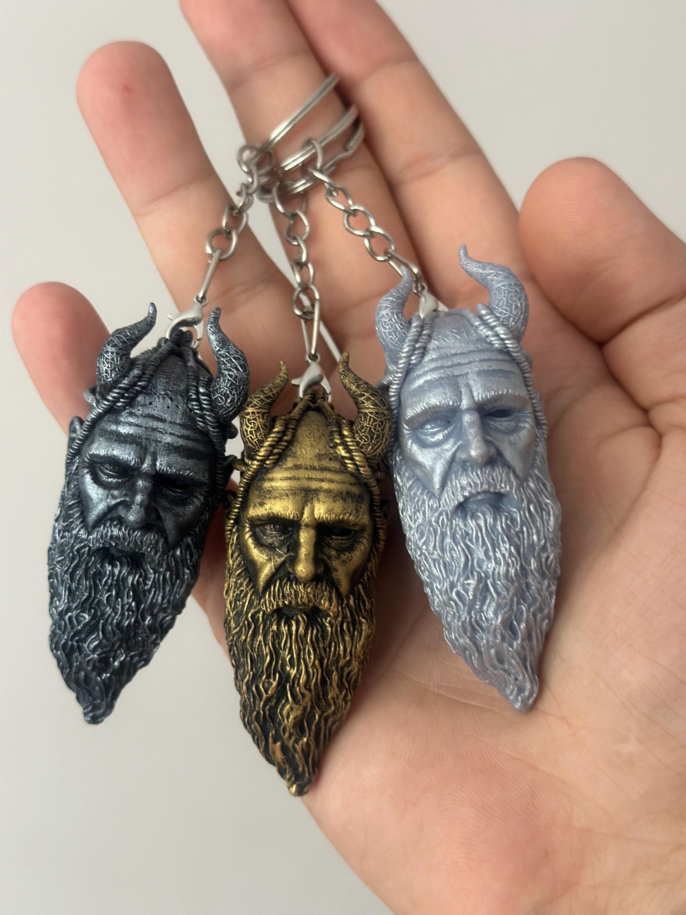 Mimir Keychain 3D Figure Etsy