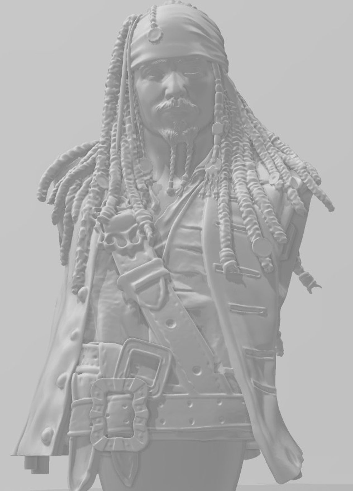 Jack Sparrow Figurine 3D STL Figurines Sculpture Birthday | Etsy Ireland