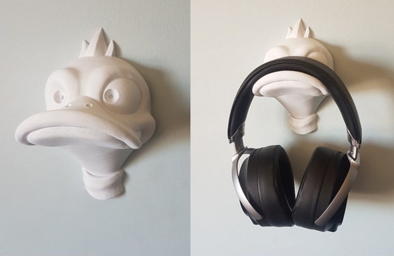 Duck Headphone Hanger 3D Files STL Files Headphone Wall Etsy