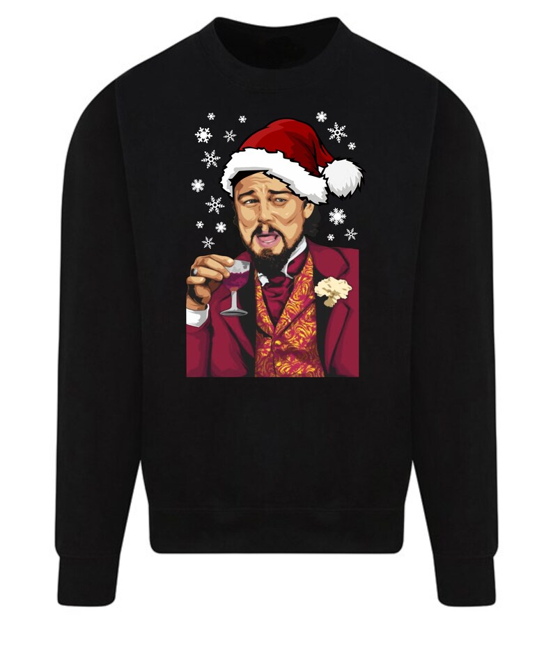 Leonardo Dicaprio Laughing Meme Christmas Jumper - Etsy UK