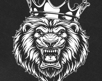 Free Free 328 Lion Svg With Crown SVG PNG EPS DXF File