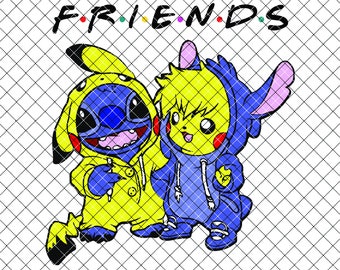 Pikachu Stitch Etsy