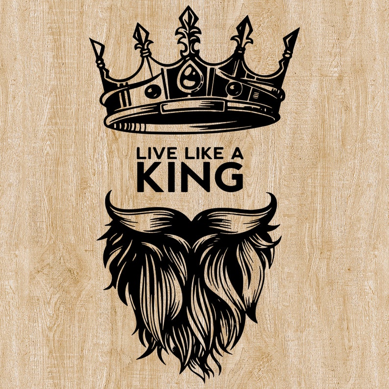 Download King Crown Svg Bearded King Svg Crown Beard Svg Men With Beard Svg Beard Svg Father S Day Svg Live Like A King Svg Crown Svg Digital Art Collectibles Delage Com Br