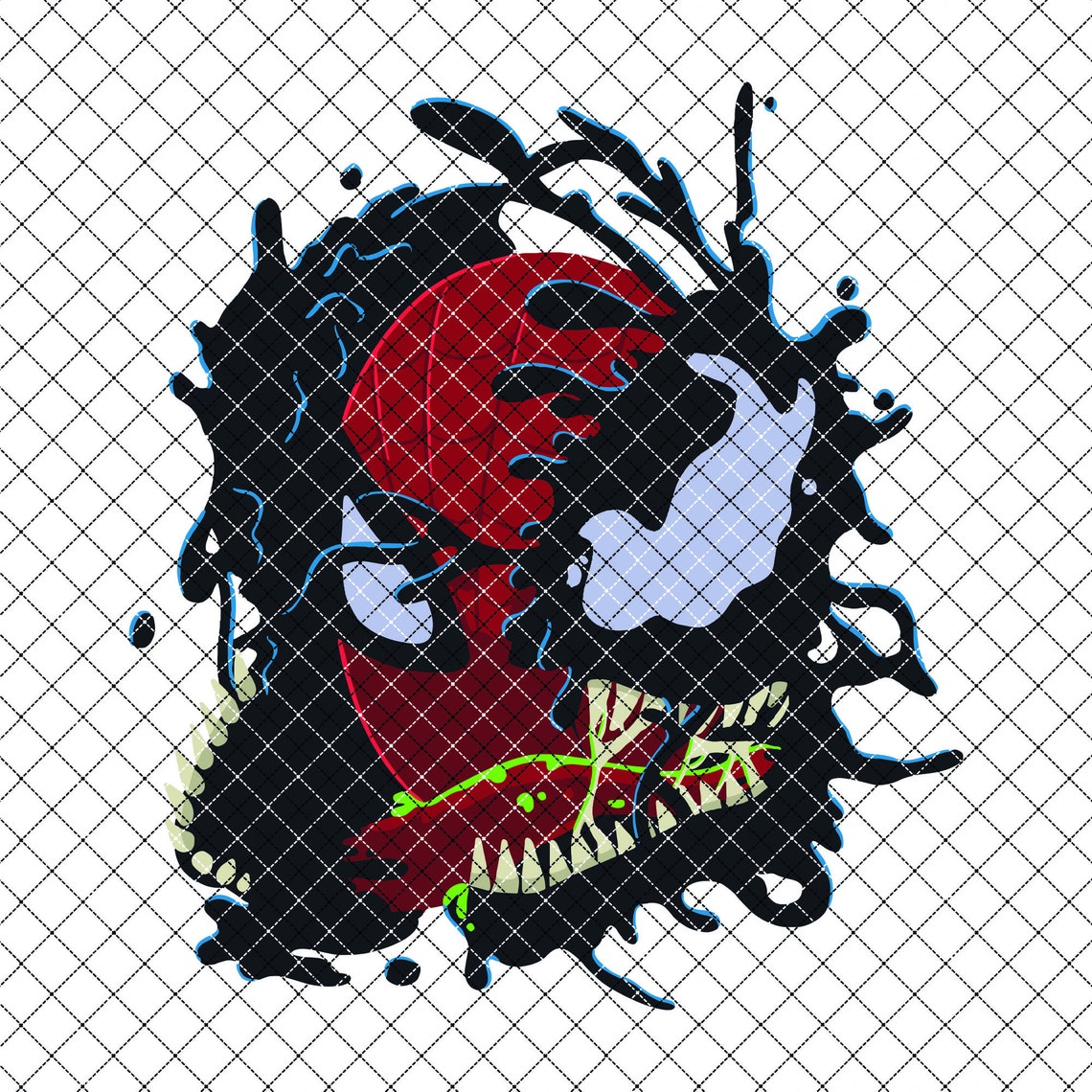 Spiderman Venom Svg Venom SVG Avengers Marvel Svg Infinity | Etsy