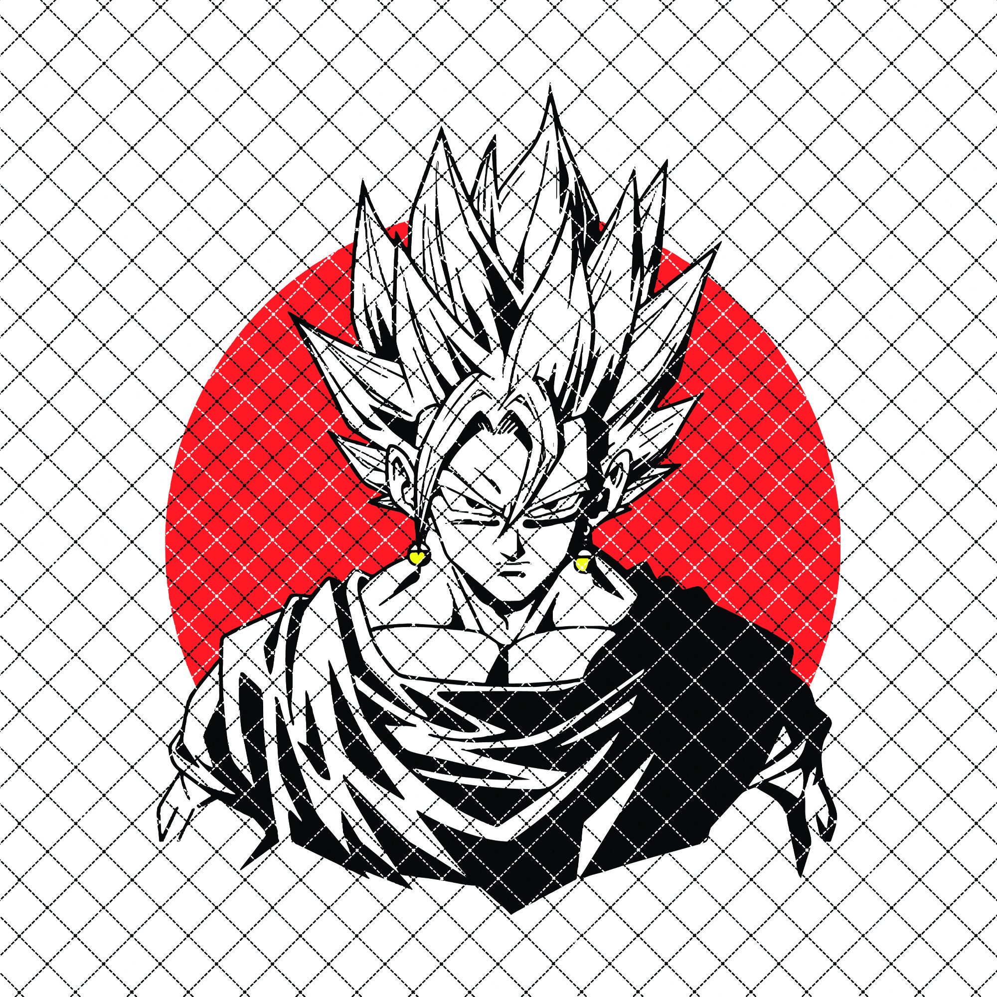 Dragon Ball Z Goku SVG