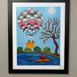 Splash! Hot air balloon print