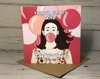Jenna Rink 13 Going On 30 Greeting/Birthday/30th Birthday Card