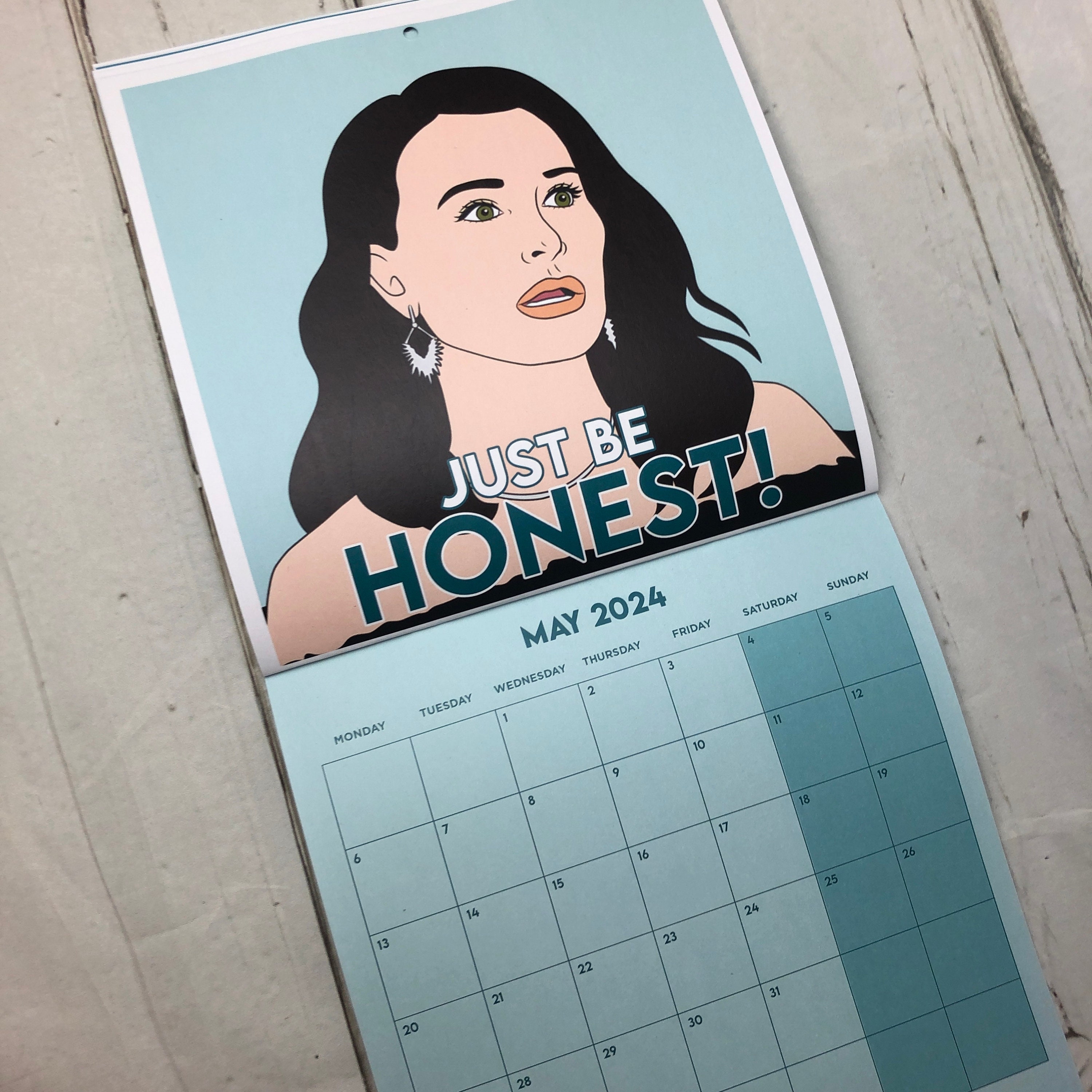 MID YEAR Calendar RHOBH Real Housewives of Beverly Hills - Etsy