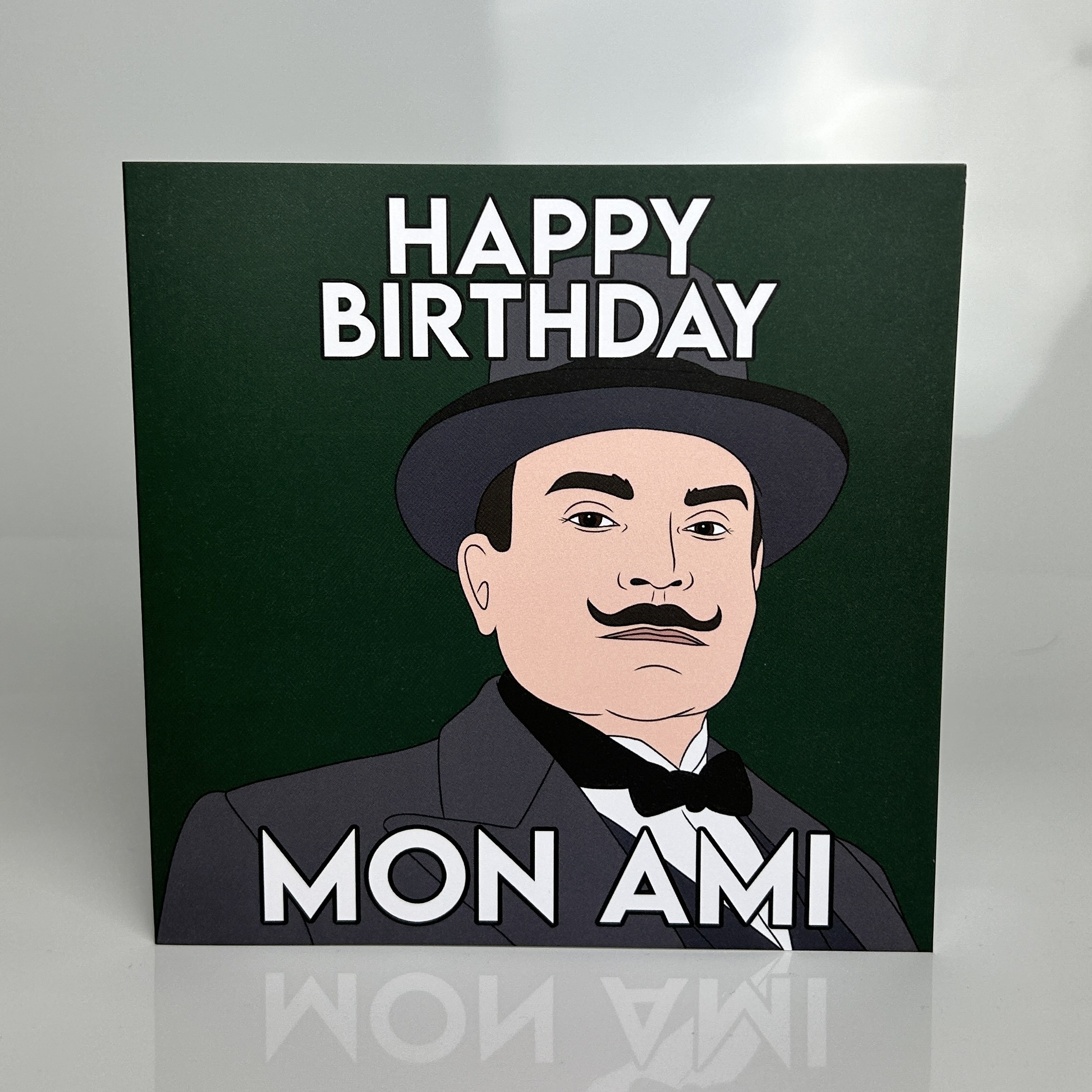 Hercule Poirot GreetingBirthday Card