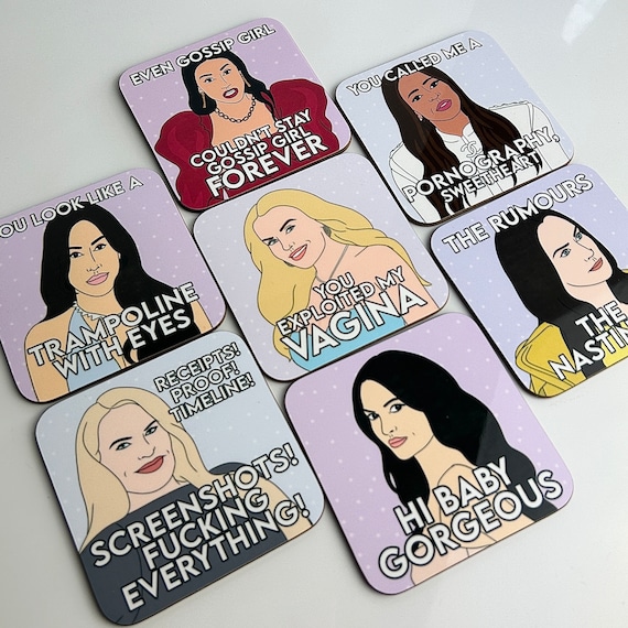 RHOSLC Real Housewives of Salt Lake City Coasters 9x9cm