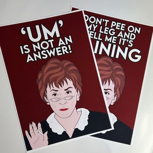 Judge Judy Art Print/Illustrations