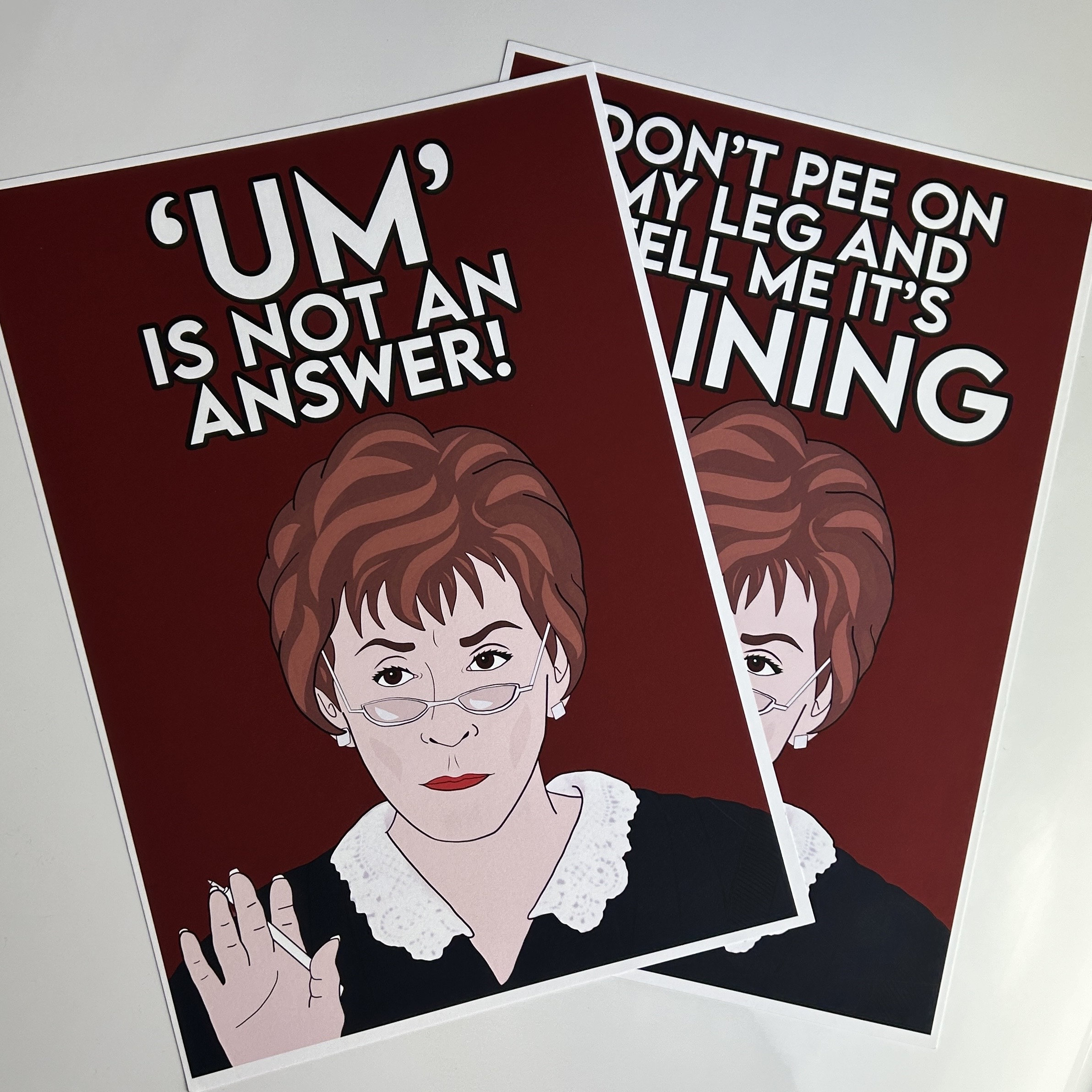 Judge Judy Print - Etsy
