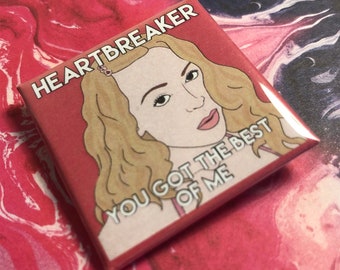 Mariah Carey Heartbreaker Square Badge