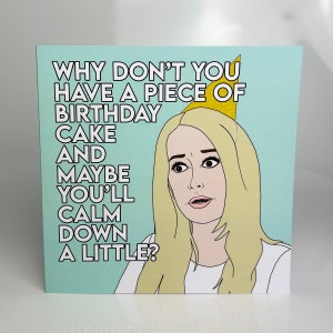 Carte de voeux/anniversaire RHOBH Kim Richards