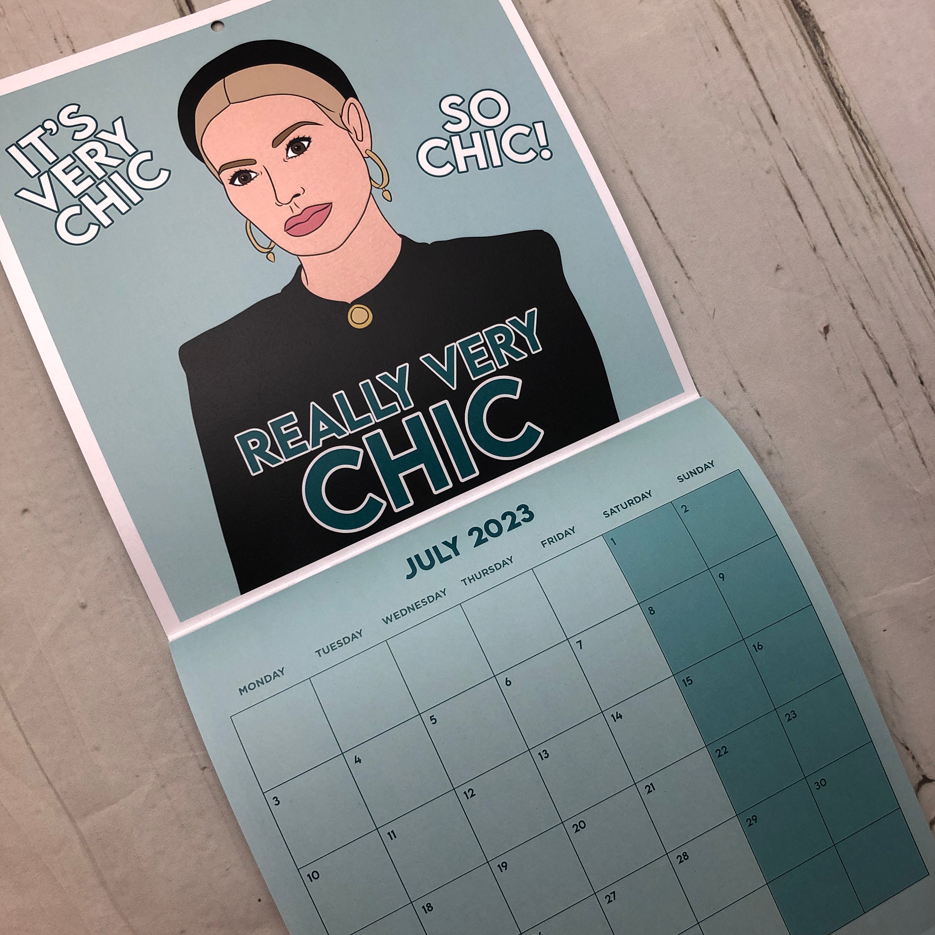MID YEAR Calendar RHOBH Real Housewives of Beverly Hills - Etsy