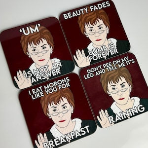 Judge Judy Coasters 9x9cm