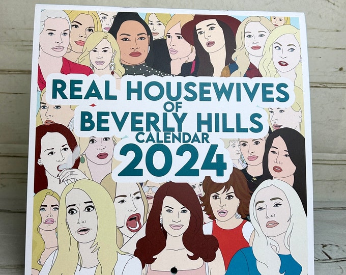 RHOBH Real Housewives of Beverly Hills 2024 Calendar 21x21cm Etsy