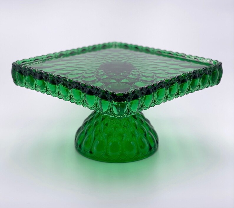 Mosser Glass 'elizabeth' Cake Stand Etsy Canada