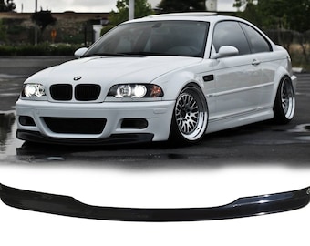 Bmw E46 M3 Front Bumper Lip Splitter M3 CSL Lip Spoiler CSL Style ABS Plastic Glossy