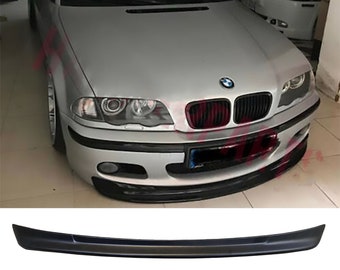 Front bumper lip splitter m-tech 2 csl lip spoiler CSL Style ABS Plastic Texture for BMW E46 M-Tech 2