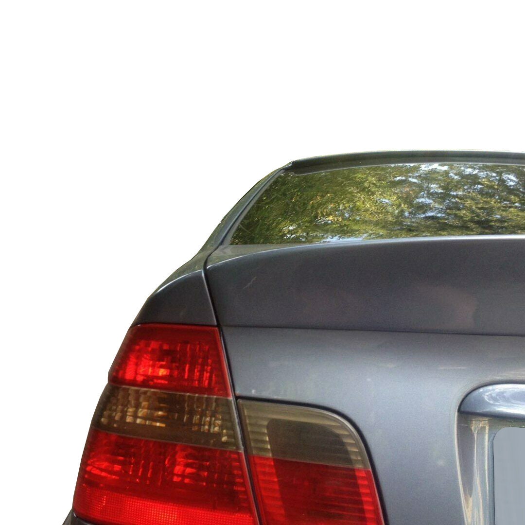 Spoiler Arrière Ducktail Style CSL Pour BMW 3 Série E46 Coupé - Fibre De Verre, Finition Noir Brillant