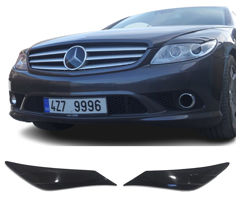 Pair Left & Right Headlight Sealing Covers – For Mercedes C-Class W204 2008-2011
