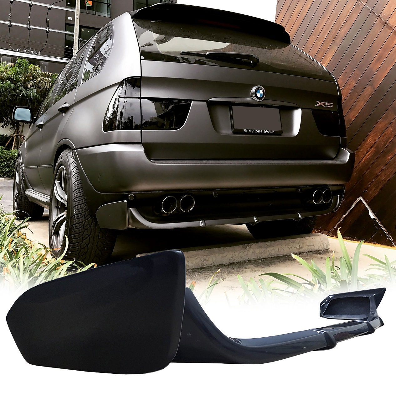 Bmw e53 lip spoiler A aileron de coffre de coffre arrière réglage