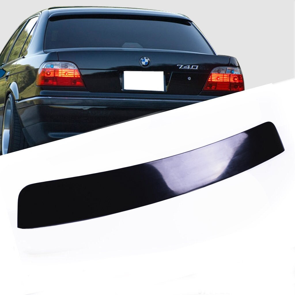 Kofferraumspoiler, Heckspoiler für Den Dachkofferraum Lip Tail Wing Rubber  Glossy Black Anti Universal Auto Heckspoiler für Auto