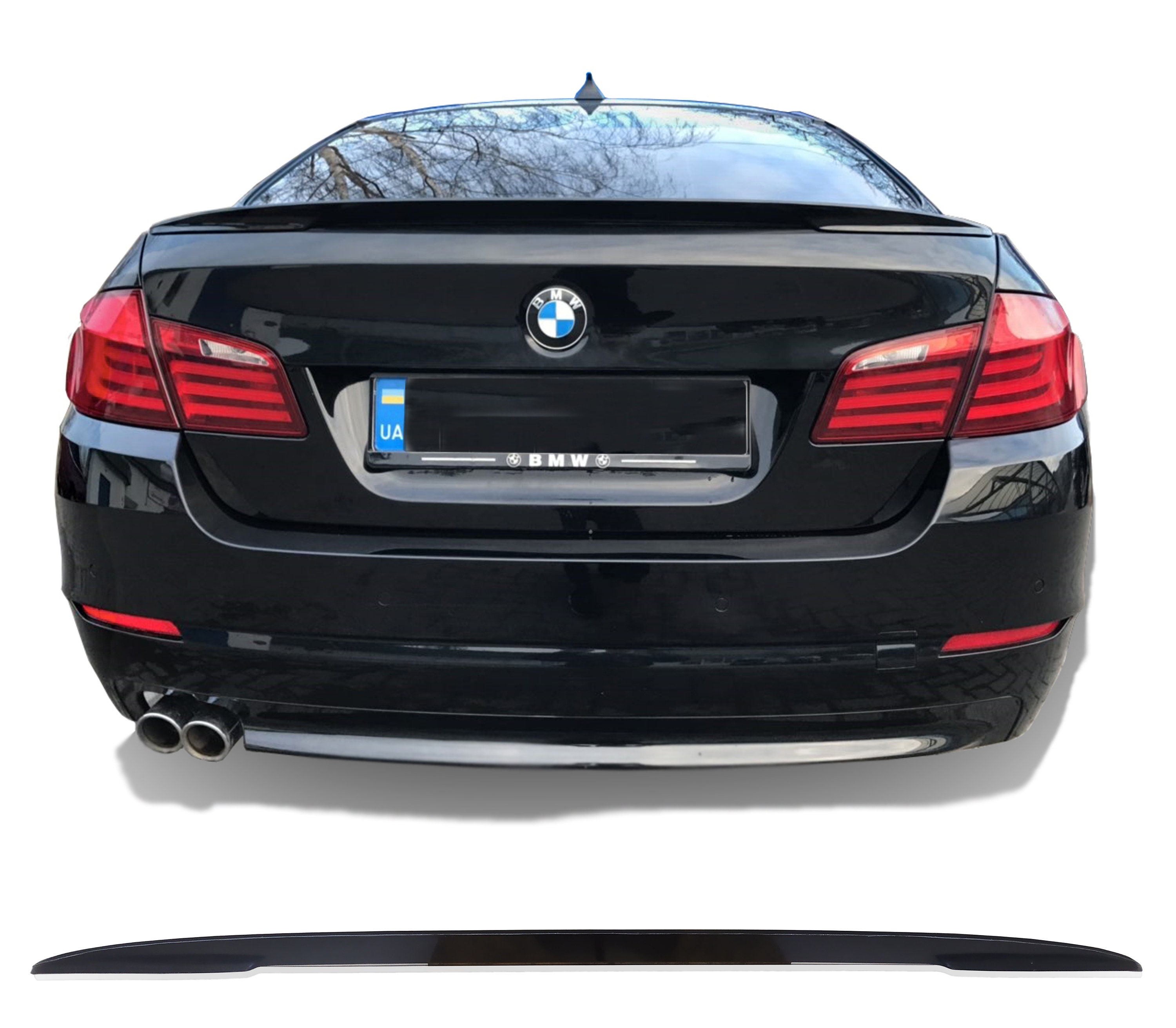 BMW 3-series E46 Trunk Spoiler Lip Wing 1997 1998 1999 2000 2001 2002 2003  2004 2005 2006 by Lasscar 