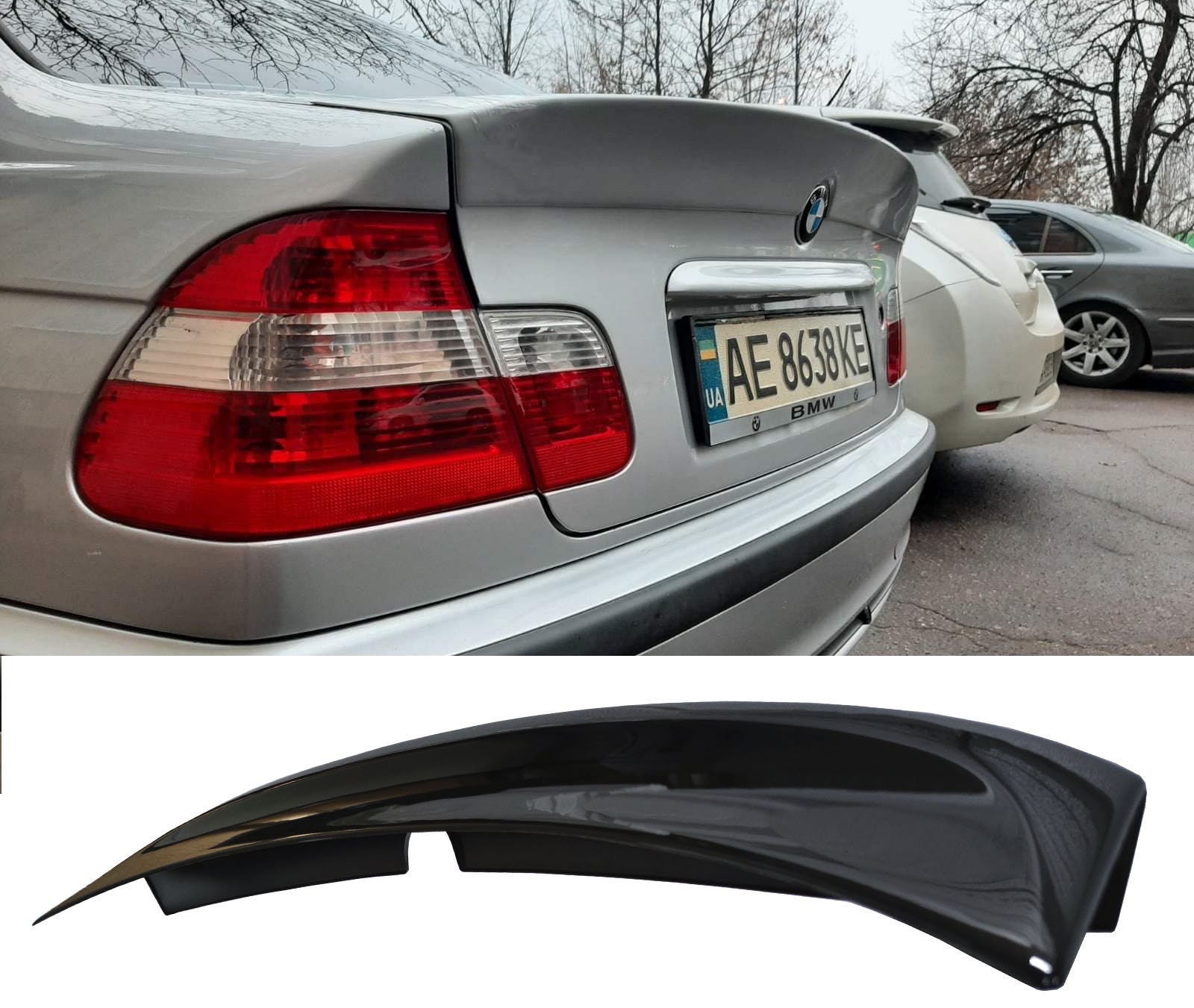 bmw E46 CSL trunk lip spoiler M3 BEST FIT csl spoiler lip 4 door