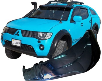 Front Window Roof Spoiler Wing Windshield Deflector for Mitsubishi Triton L200 2005 2006 2007 2008 2009 2010 2011 2012 2013 2014 2015