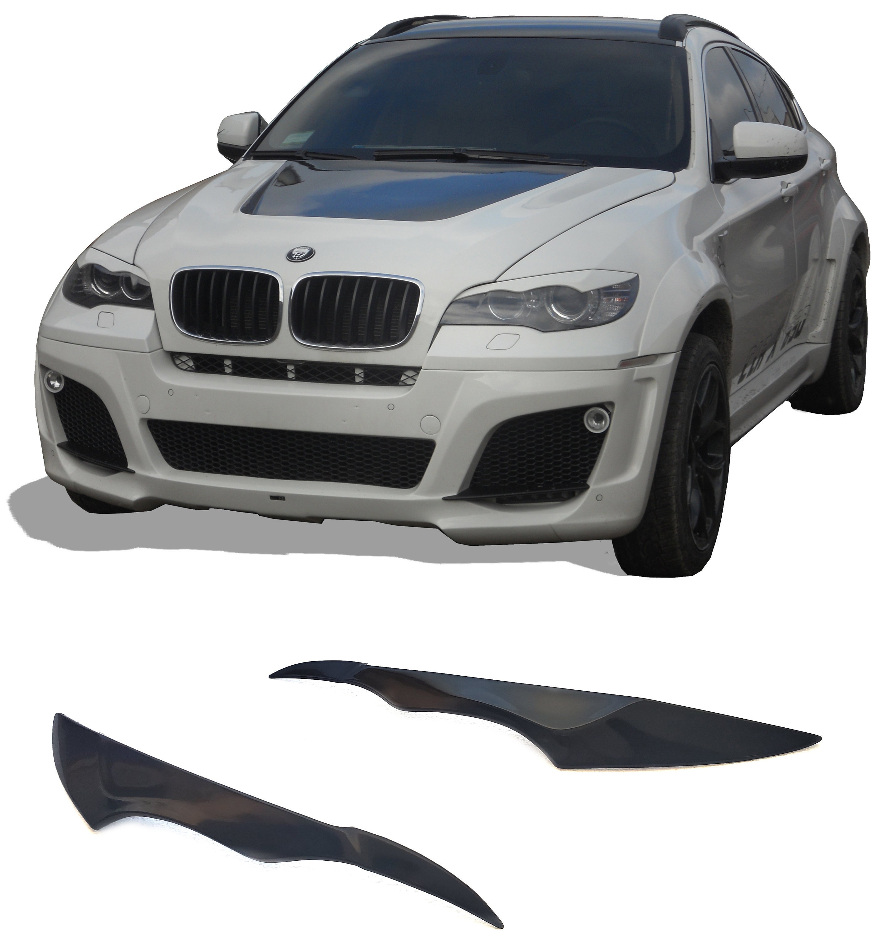 BMW x6 e71 2008-2012 Lasscar Scheinwerfer Auge LID Brows EYELIDS Augenbrauen  Abdeckung von Lasscar - .de