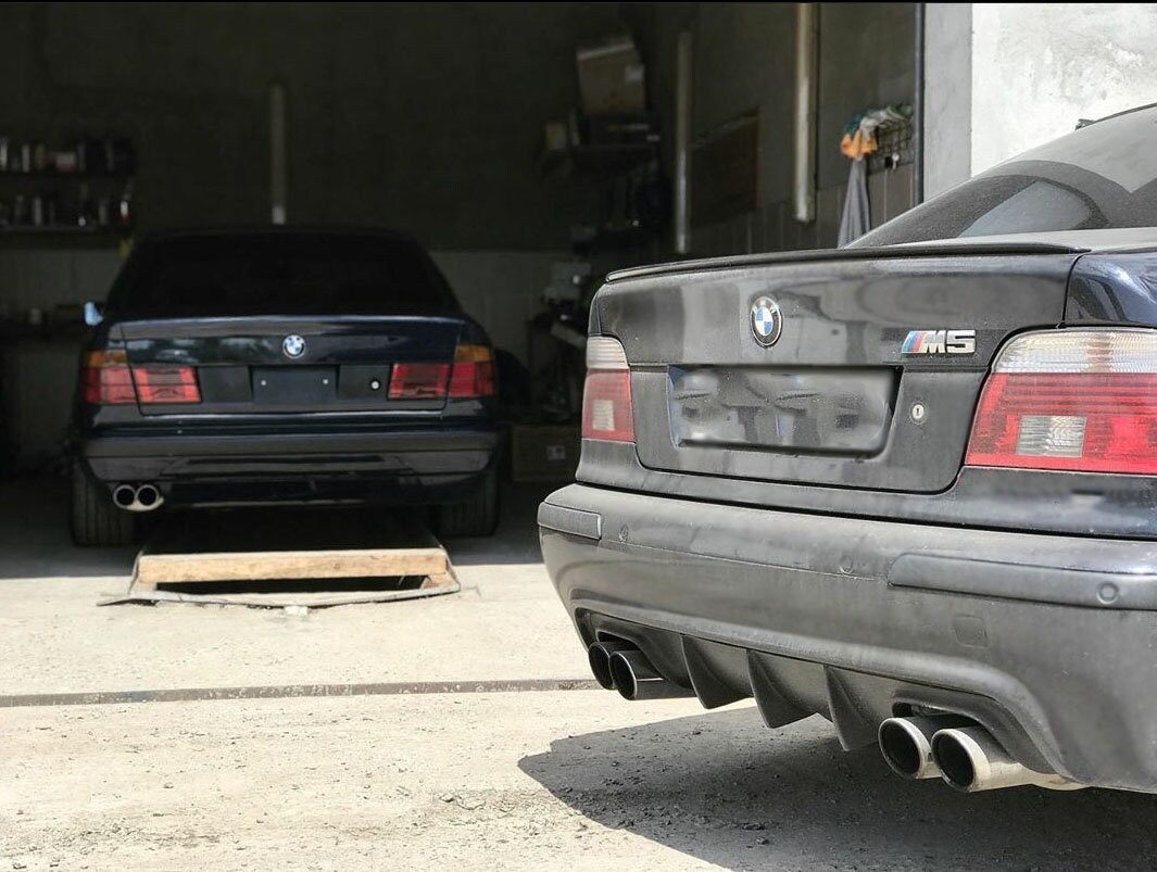 BMW E39 HECKSTOßSTANGE Diffusor Lippe Splitter M5 HM LIP Spoiler Für 1 Auspuff