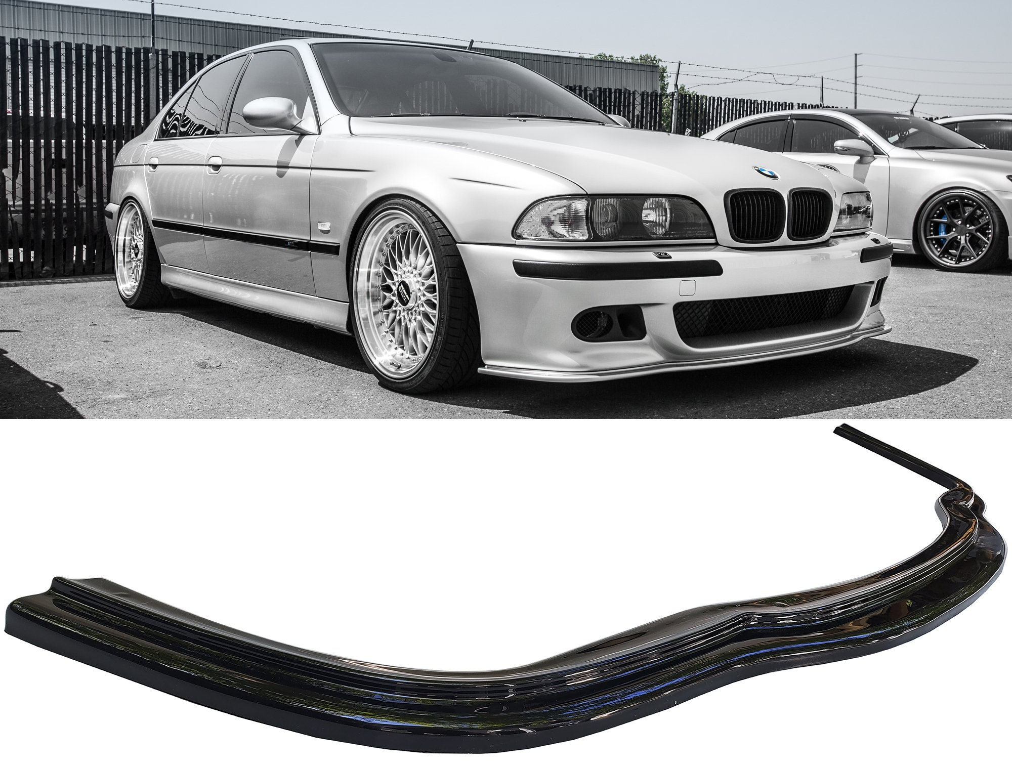 Bmw e39 Augenbrauen Scheinwerfer Spoiler Lightbrows Augenlider