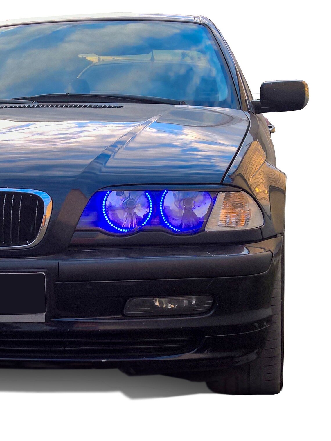BMW E46 Pre Facelift Black Primer Headlight Eye Lid Brows Etsy Australia