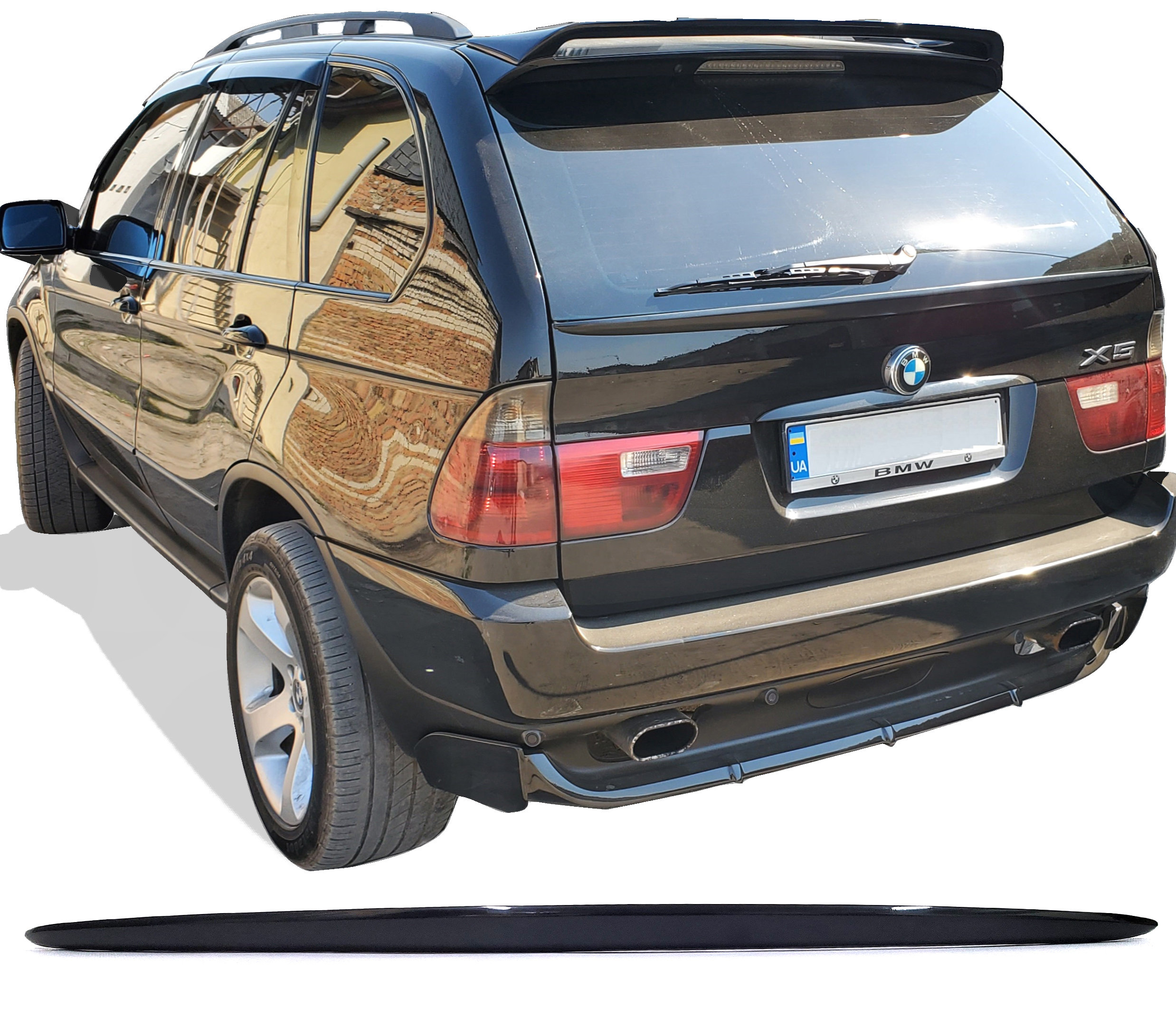 BMW 3-series E46 Trunk Spoiler Lip Wing 1997 1998 1999 2000 2001 2002 2003  2004 2005 2006 by Lasscar 